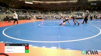 130 lbs Quarterfinal - Eathan Glossip, Perkins vs Tanner Ryan, Broken Arrow Wrestling Club