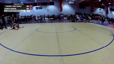 135 lbs 3rd Place Match - Audrey Jane Pierce, PWC vs Danica Brown, Mount Vernon