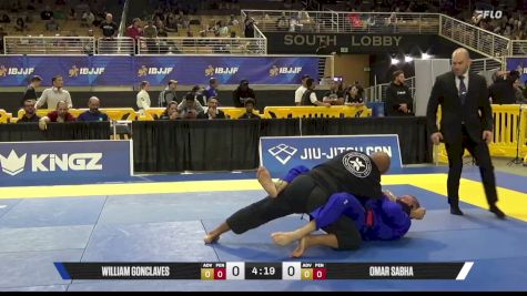 OMAR SABHA vs WILLIAM GONCLAVES 2026 Pan Jiu Jitsu IBJJF Championship