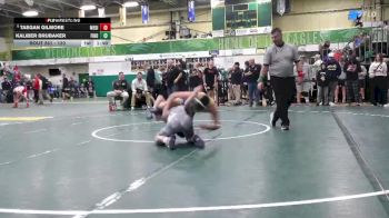 120 lbs Champ. Round 2 - Taegan Gilmore, Medina vs Kaliber Brubaker, Findlay