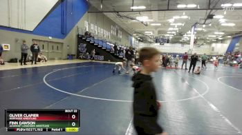 50-52 lbs Round 1 - Finn Dawson, Altamont Longhorn Wrestling vs Oliver Clapier, Northside Wrestling