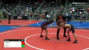 58 lbs Quarterfinal - Randy Clark, Team Tulsa Wrestling Club vs Harper Cox, Jenks Trojan Wrestling Club