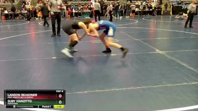 110 lbs Champ. Round 1 - Suby Manzitto, Ironhawk vs Landon Reasoner, MWC Wrestling Academy