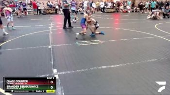 75 lbs Semis & 1st Wrestleback (8 Team) - Chase Courter, The Fort Hammers vs Branden Bernatowicz, Ragin Raisins WC