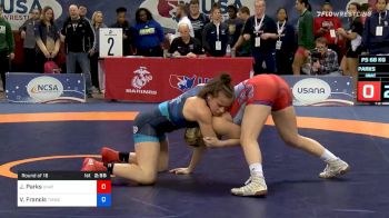 68 kg Prelims - Jacqueline Parks, Unattached vs Victoria Francis, Titan Mercury Wrestling Club