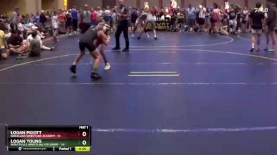 75 lbs Cons. Round 3 - Logan Young, Wentzville Wrestling Fed.(WWF) vs Logan Pigott, Siouxland Wrestling Academy