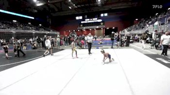 66 lbs 3rd Place - Logan Clarendon, Black Fox Wrestling Academy vs Gabe Ryan, Thermopolis WC