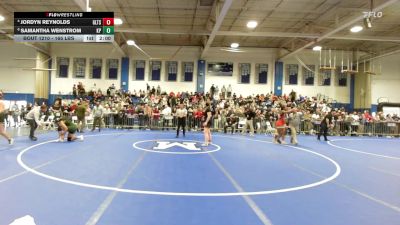 165 lbs 3rd Place - Jordyn Reynolds, Greater Lawrence vs Samantha Wenstrom, King Philip