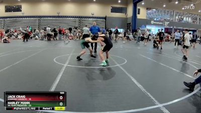 105 lbs Round 7 (8 Team) - Jack Craig, Hanover Hawkeye vs Harley Mann, VA Team Predator