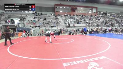 U23 Women - 62 lbs Cons. Round 2 - Annabelle Suto, WA vs Aynslee Hester, WA