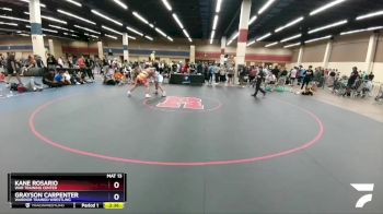 175 lbs 3rd Place Match - Kane Rosario, WAR Training Center vs Grayson Carpenter, Warrior Trained Wrestling