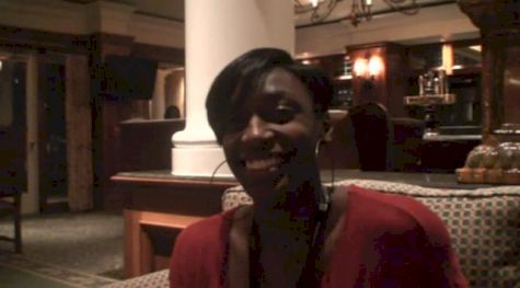 Kimberlyn Duncan reunited with family and pumped to be finalist at 2012 Bowerman Awards