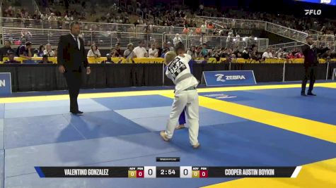 Cooper Austin Boykin vs Valentino Gonzalez 2025 Pan Kids Jiu-Jitsu IBJJF Championship