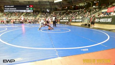 85 lbs Round Of 32 - Oz Bellamy, Fox Valley Wrestling Club vs Tyler Nowicki, Howe Wrestling School