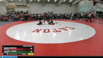 155 lbs Champ. Round 1 - Olivia Fuentes, Brighton vs Sophia Lucero, Skyview