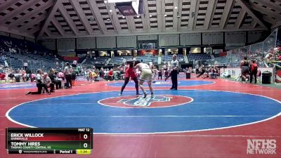 6A-285 lbs Quarterfinal - Tommy Hires, Thomas County Central HS vs Erick Willock, Gainesville