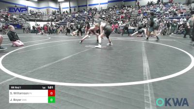 98 lbs Rr Rnd 1 - Sawyer Williamson, Pauls Valley Panther Pinners vs Jhett Boyer, Shelton Wrestling Academy