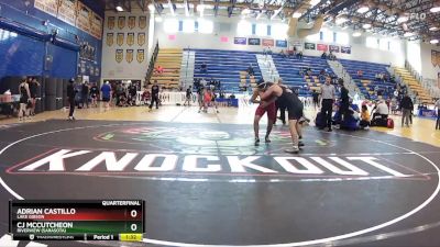 190 White Quarterfinal - CJ McCutcheon, Riverview (Sarasota) vs Adrian Castillo, Lake Gibson