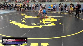 130 lbs 5th Place Match - Isaiah Ferringer, Interior Grappling Academy vs Jonah Wray, Glacier Bear Wrestling Club