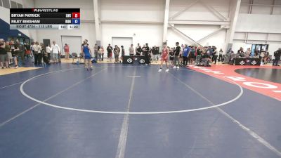 113 lbs Cons. Rd Of 32 - Bryan Patrick, Lakeland Wrestling Club vs Riley Bingham, Ridgeline