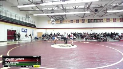 180 lbs Quarterfinal - Nile Jernigan, Cerritos College vs Lilyalicia Marrufo, Santa Rosa College