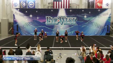 Fusion All Stars - Heat [2026 L1.1 Youth - PREP - D2 Day 1] 2026 PacWest Utah Challenge