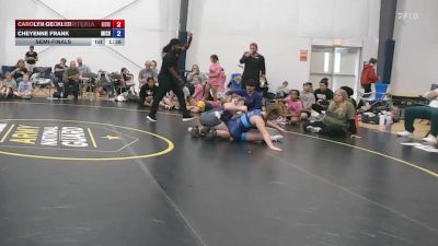 56 kg Semifinal - Carolyn Geckler, Ohio Goons - W vs Cheyenne Frank, Michigan Wrestling Academy - W