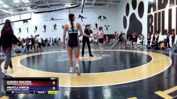 117 lbs Cons. Round 3 - Aurora Walters, Frostburg State University vs Mikayla Garcia, North Central College