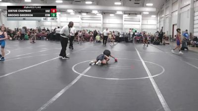 48 lbs Round 5 (6 Team) - Justus Chapman, 84 Athletes vs Brooks Giberson, Xtreme Team