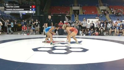 190 lbs Quarters - Irelynn Laurin, Tennessee vs Kanata Richardson, Michigan