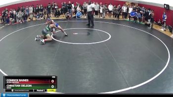 132-133 lbs Semifinal - Conrick Baines, SLAM! NEVADA vs Christian Deleon, Basic
