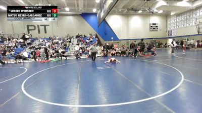 54 lbs Cons. Round 4 - Vester Webster, Delta Wrestling Club vs Mateo Reyes-Galdamez, Team Pride Academy