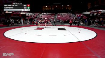 135 lbs Rr Rnd 3 - Ania-Maelynn Fox, Cache High School Girls vs Avery Smith, Searcy High School