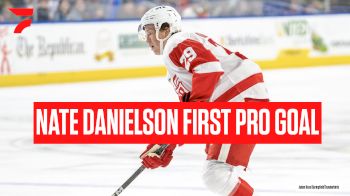 Red Wings Prospect Nate Danielson Swipes Home First Professional Goal