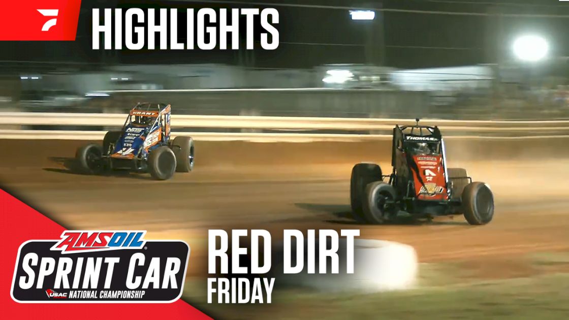 Highlights: USAC Sprints Friday At Red Dirt Raceway