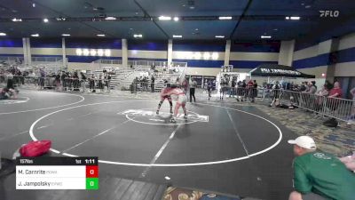 157 lbs Semifinal - Mason Carnrite, Poway Elite vs Jake Jampolsky, Evwc