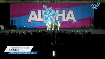 Woodmen Power Cheer - Hatchet [2025 L1 Traditional Rec - 10Y (NON) 03/09/2025] 2025 Aloha Indy Showdown