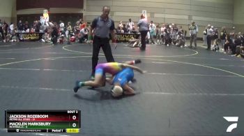 65 lbs Round 1 (6 Team) - Jackson Rozeboom, Metro All Stars vs Macklen Marksbury, Mi Pitbulls
