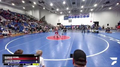 71 lbs Semifinal - Gunnar Schiel, Douglas WC vs Konnor Maness, Casper Wrestling Club