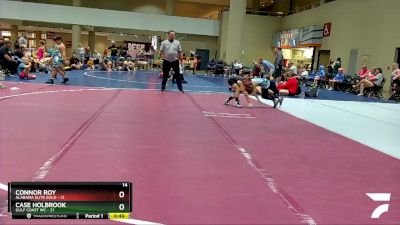 70 lbs Semis & 3rd Wb (16 Team) - Connor Roy, Alabama Elite Gold vs Case Holbrook, Gulf Coast WC