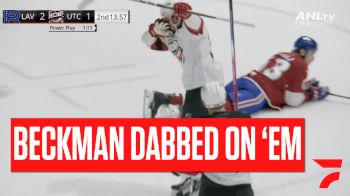 Adam Beckman Scores From His Knees, Hits The Dab