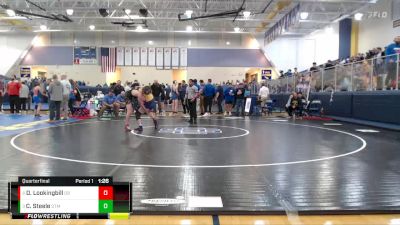 144 lbs Quarterfinal - Christian Steele, St. Martin High School vs Dylan Lookingbill, Olive Branch High School