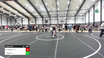 138 lbs Round Of 16 - Bransyn George, Camas WC vs Joseph Mason, Big Cat Wrestling