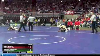 3A-126 lbs Cons. Semi - Kael Kurtz, Iowa City, City High vs Maximus Riggins, Bondurant-Farrar