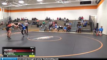 JV Boys-9 lbs Round 4 - Eli Kabolo, Clear Creek-Amana vs Levi Kent, Prairie, Cedar Rapids