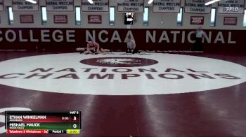 197 lbs Semifinal - Mishael Mauck, Sioux Falls vs Ethan Winkelman, Augsburg