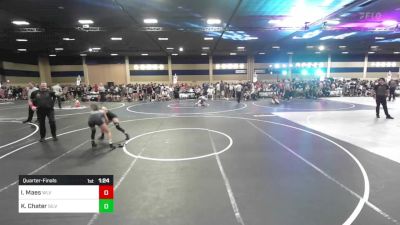 101 lbs Quarterfinal - Isabella Maes, Wlv Jr Wrestling vs Kelsie Chater, Silverback WC