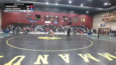 117 lbs Champ. Round 1 - Ariana Carnahan, McDaniel vs Chloe Parets, Huntingdon