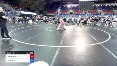 150 lbs Cons 64 #1 - Grant Schnieders, TX vs Dj Neider, ID