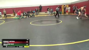 113 lbs Champ. Round 1 - Robert Ortega, Arbor View vs Benjamin Ruiz, Lakeside